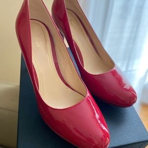 Cole Haan red patent leather shoes size: 11